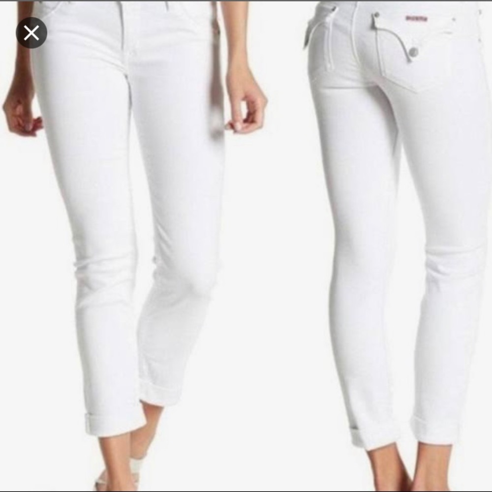 HUDSON Bacara Straight Leg Cropped Jeans